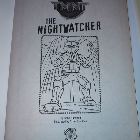TMNT Tattos The Nightwatcher Activity Book and ZAK Design TMNT 10 oz Cup AS IS - Picture 7 of 13